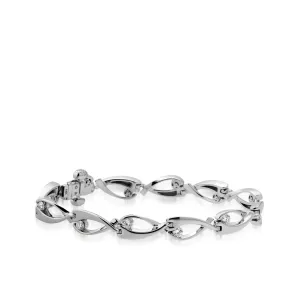 Oyster Diamond Tennis Bracelet