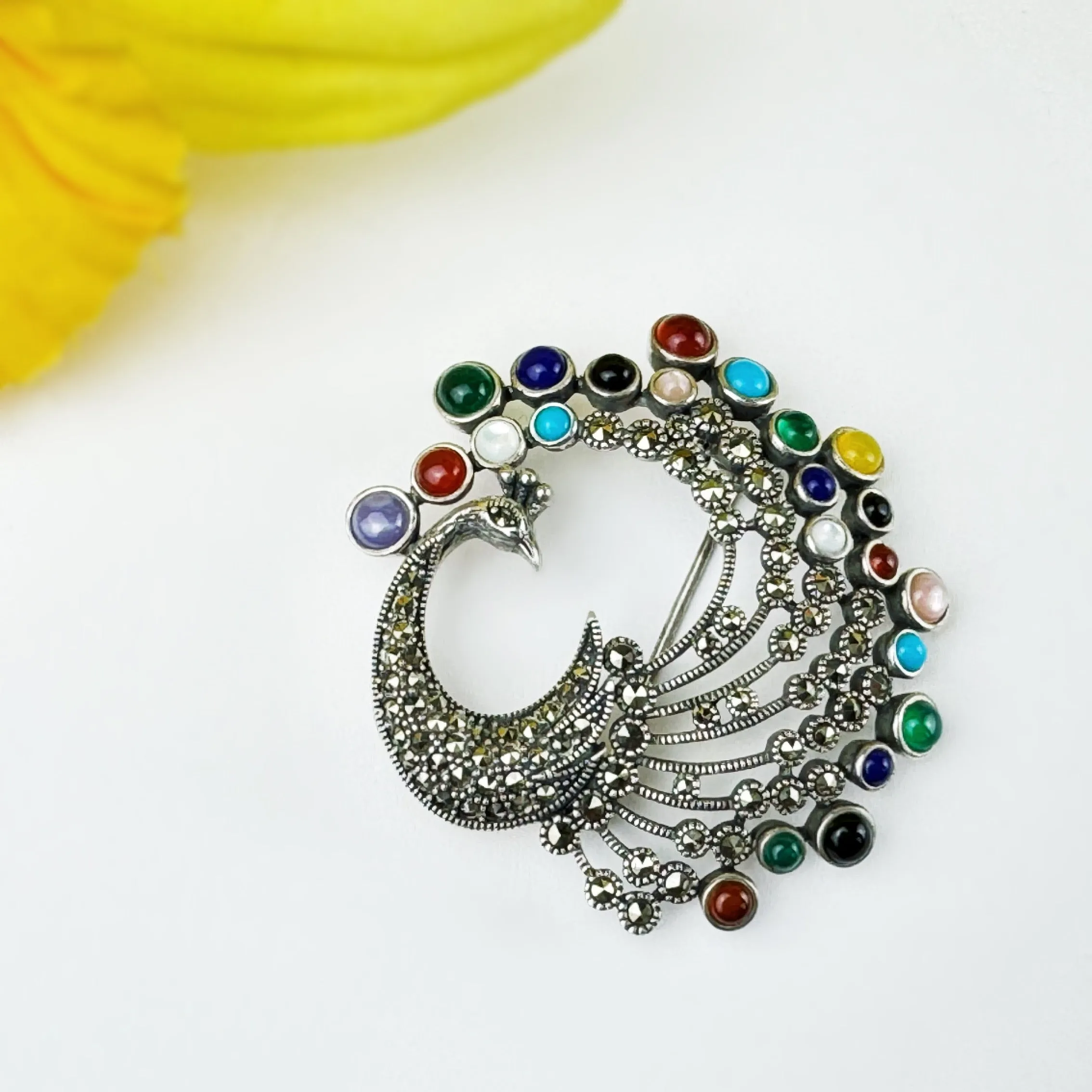 Peacock Brooch- VBR109