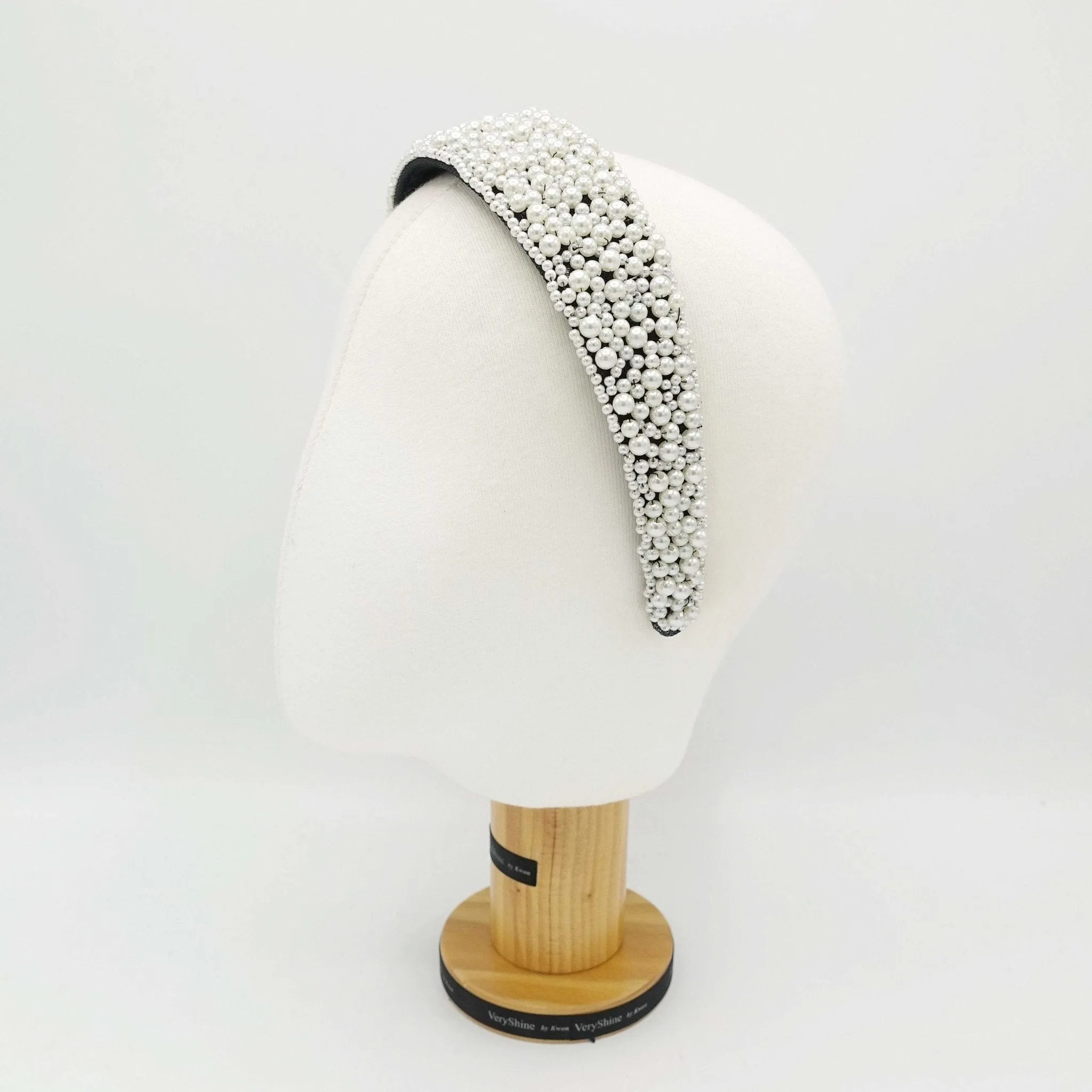 pearl beaded headband