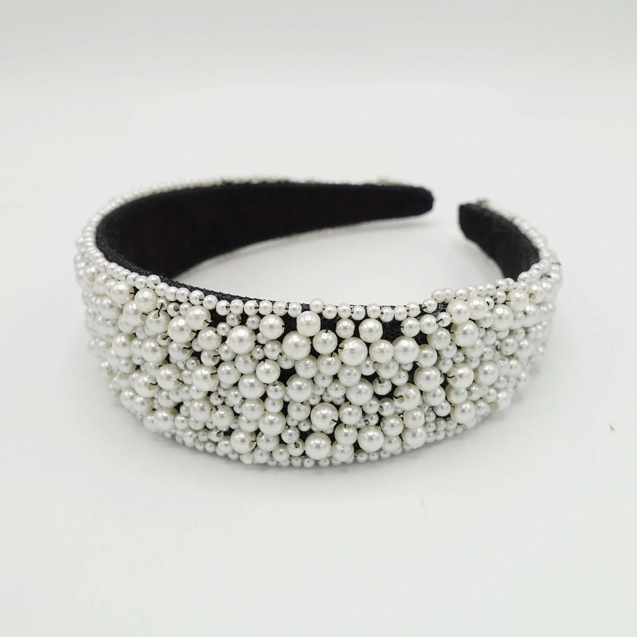 pearl beaded headband