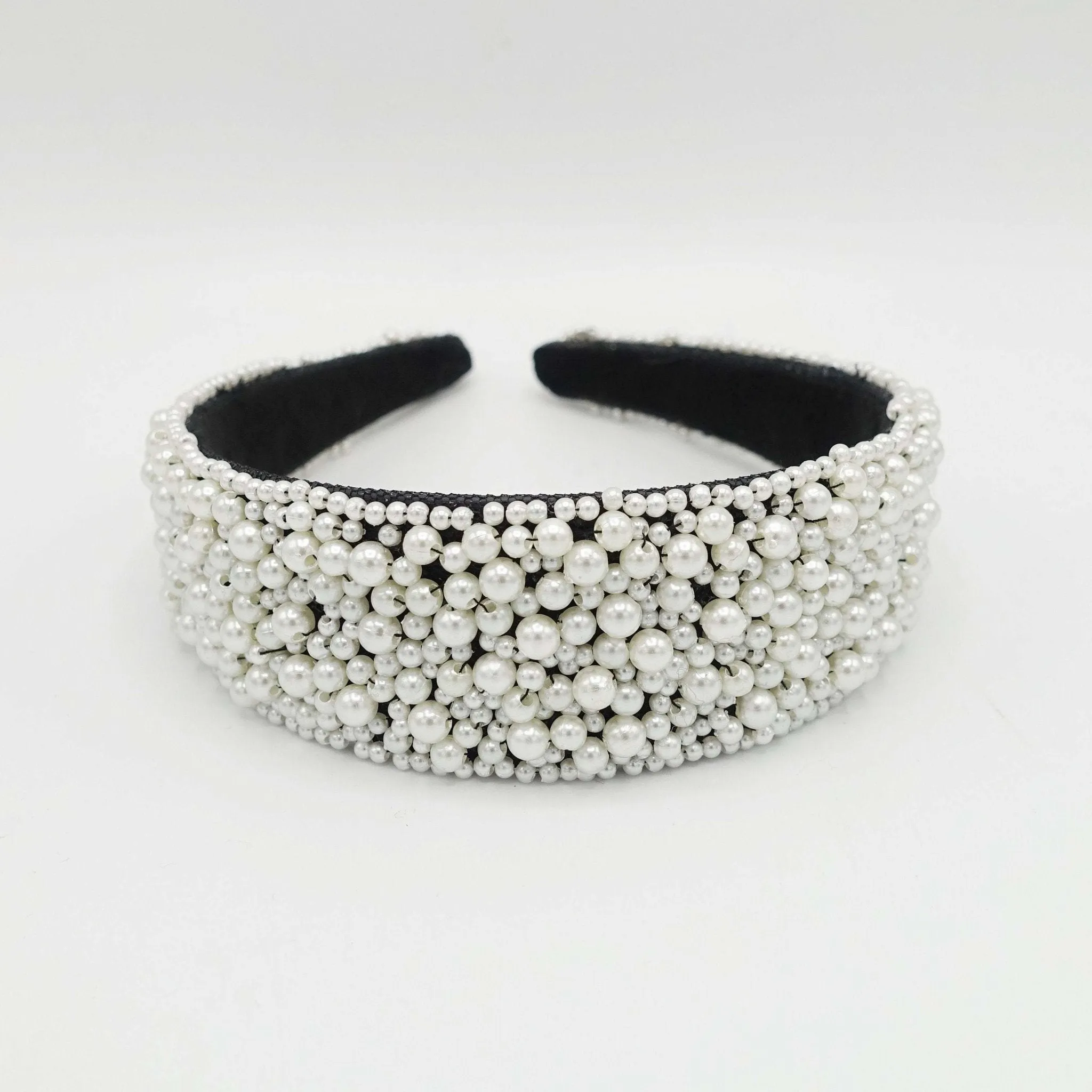 pearl beaded headband