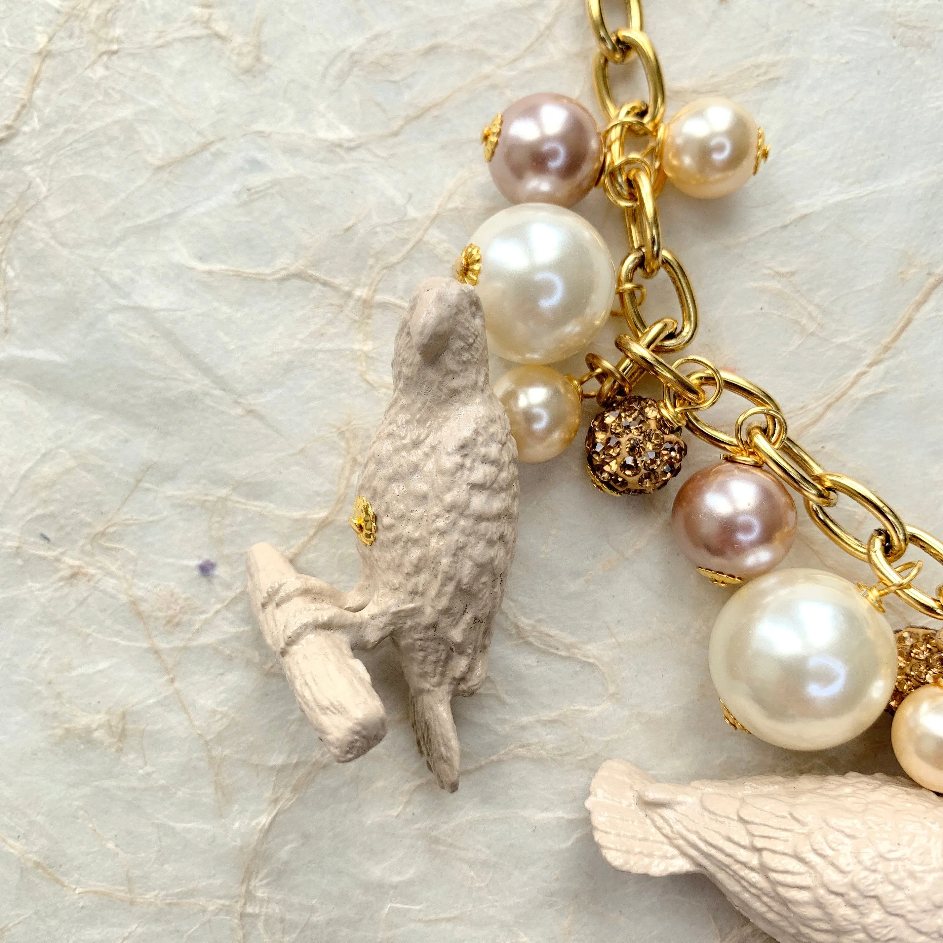 Pearl Bird Necklace