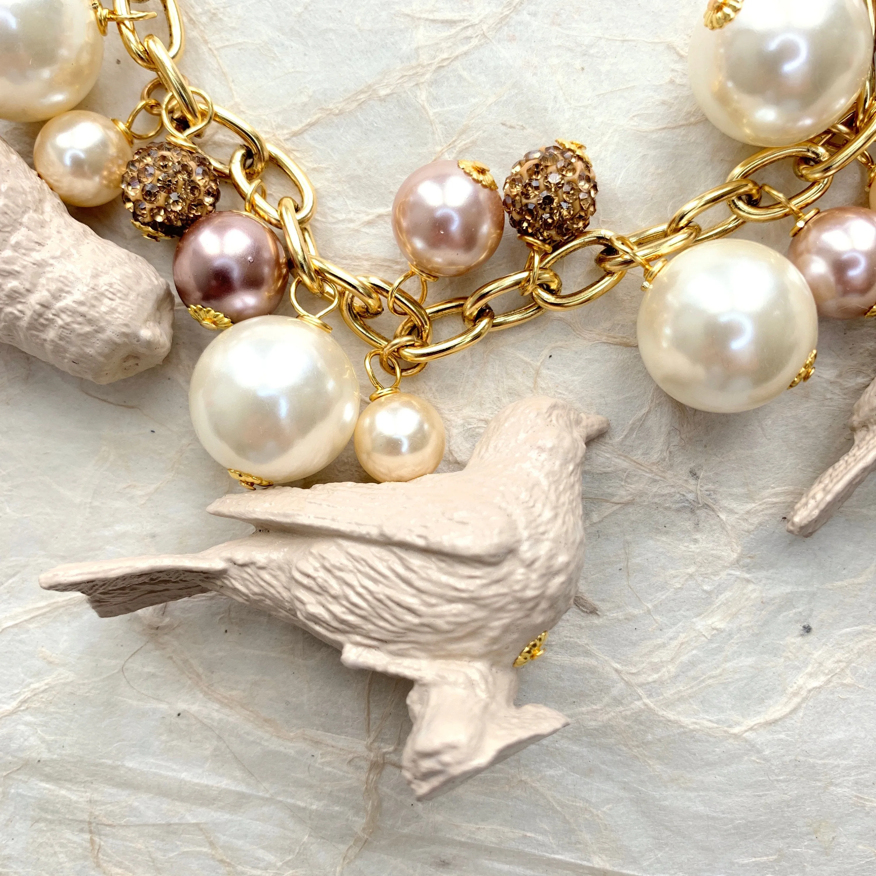 Pearl Bird Necklace