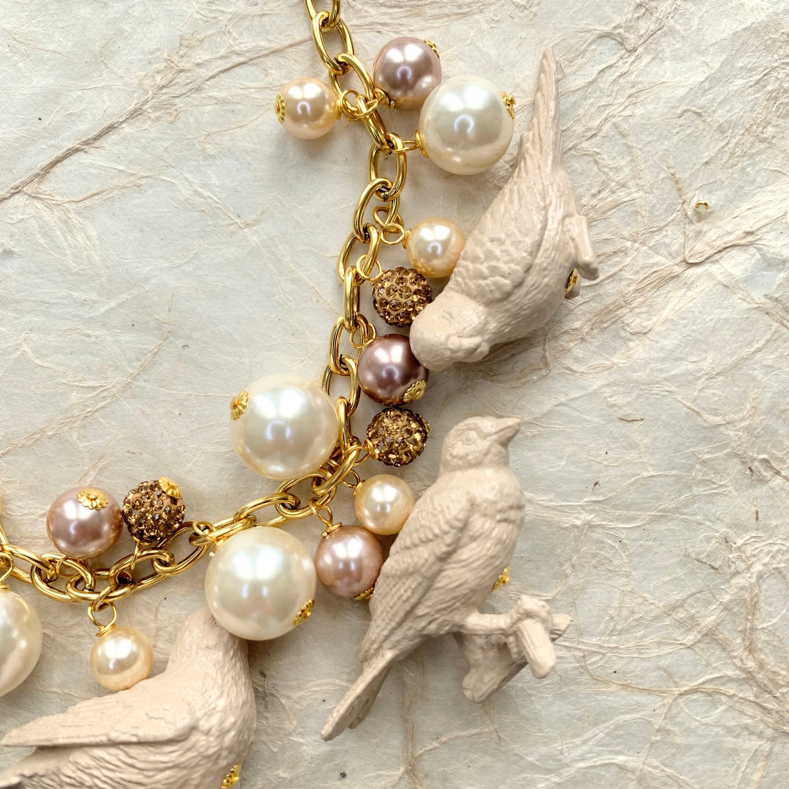 Pearl Bird Necklace