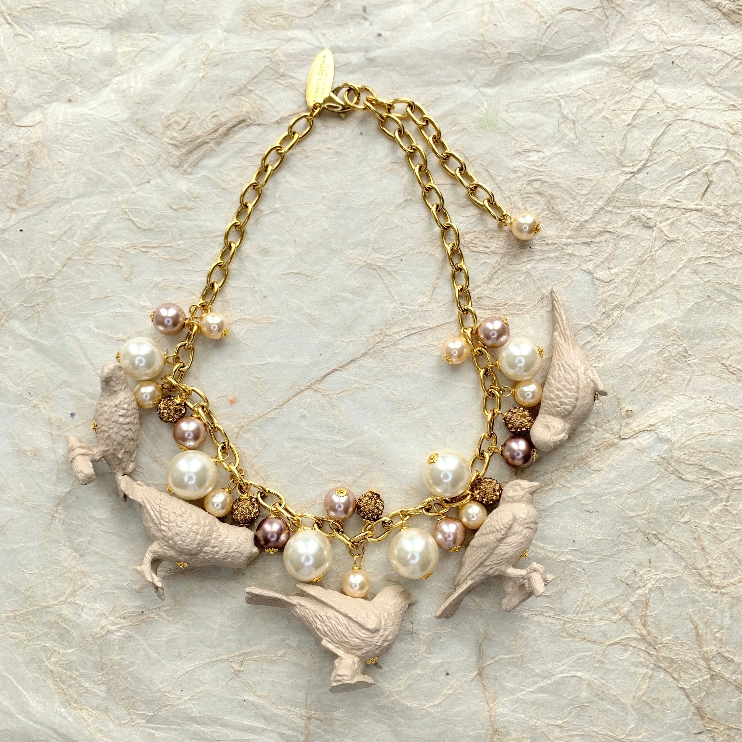 Pearl Bird Necklace