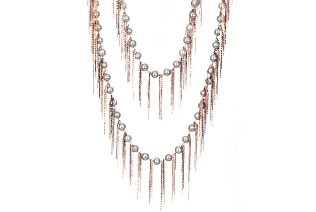 Pearl Fringe Necklace