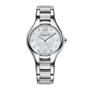 Raymond Weil Noemia Ladies MOP Diamond Dial Watch 5132-ST-00985