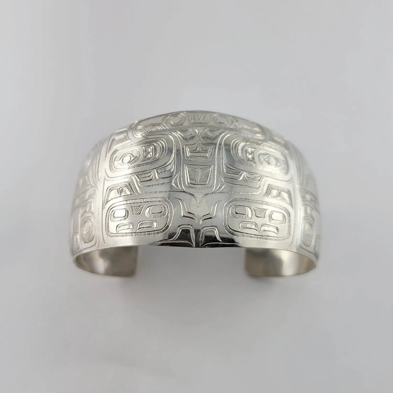 Silver Chilkat Style Bracelet