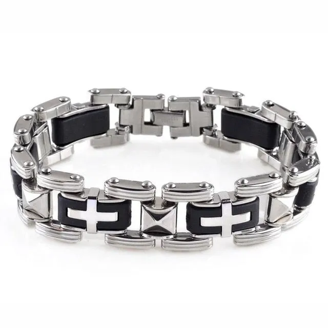 Stainless Steel Cycling Bracelet V10