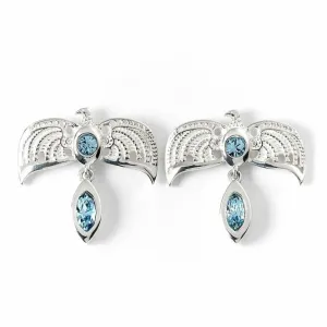 Sterling Silver Diadem stud Earrings