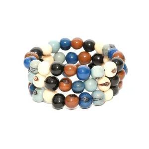 Tagua Stackable Bracelet Set - Biscayne Bay