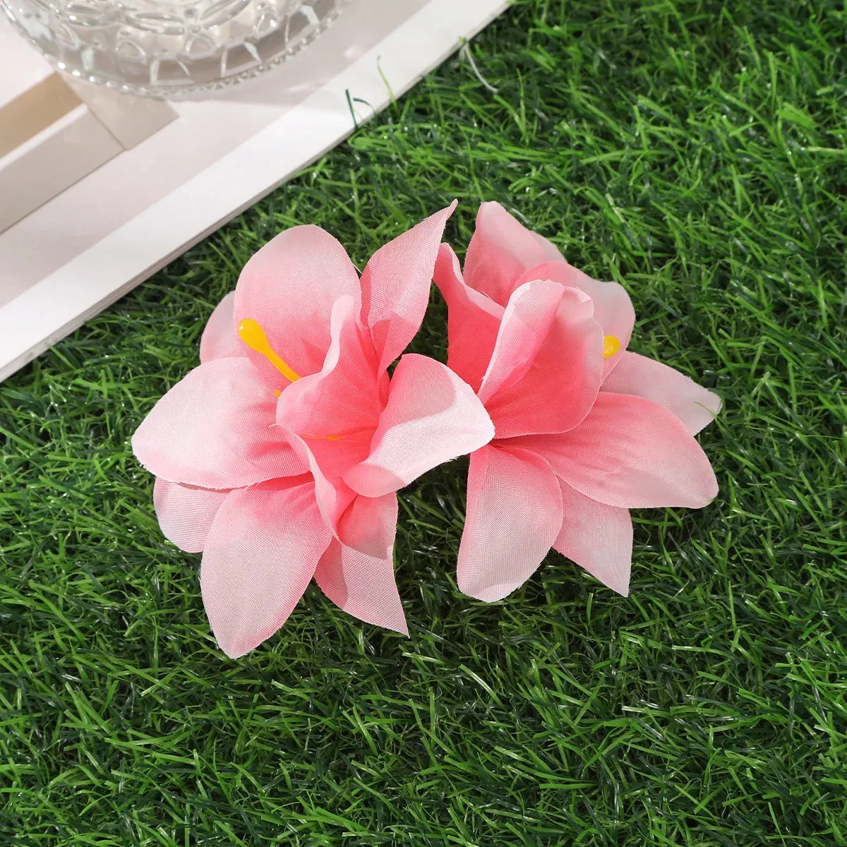 TAVIMART  -  Gladiolus Hairpin Flowers Small Hair Clips Bohemia Bridal Flowers Hair Clips Hairpins Barrette For Wedding Hair Accessories