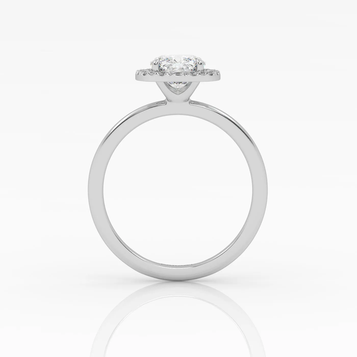 The Cushion Solitaire with Halo