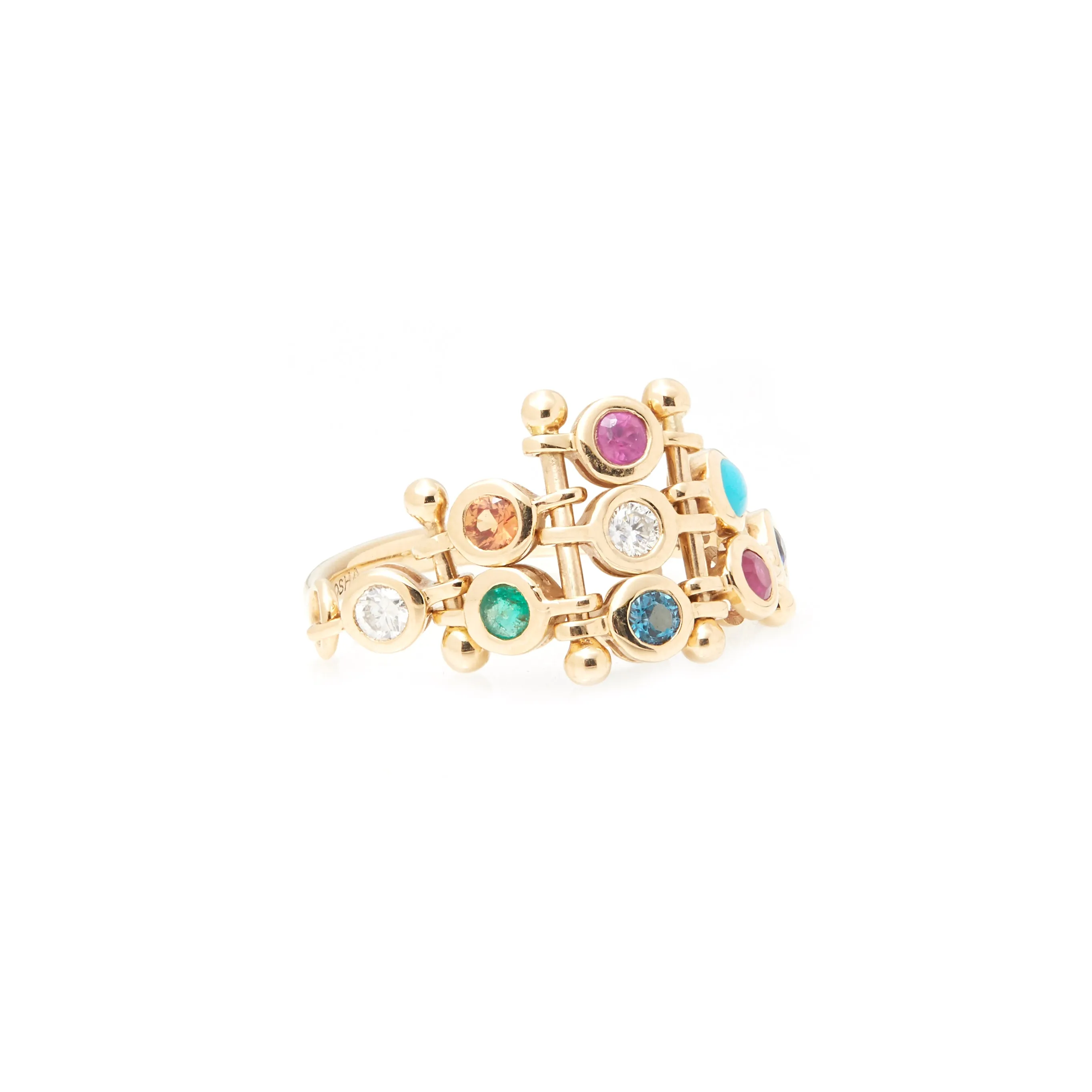 The Rainbow Gems Diadem Ring