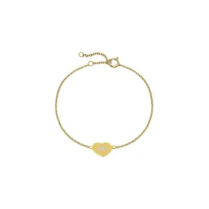 THE SCRIPT HEART BRACELET