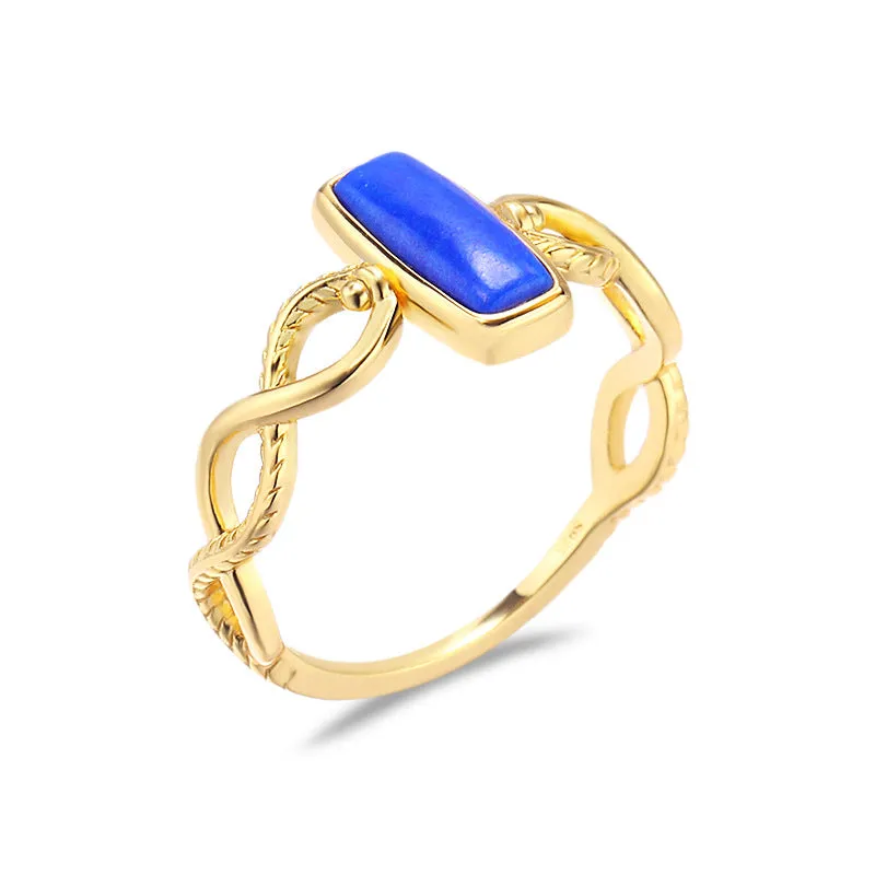 Unique Lapis Lazuli Reversible Flip Ring