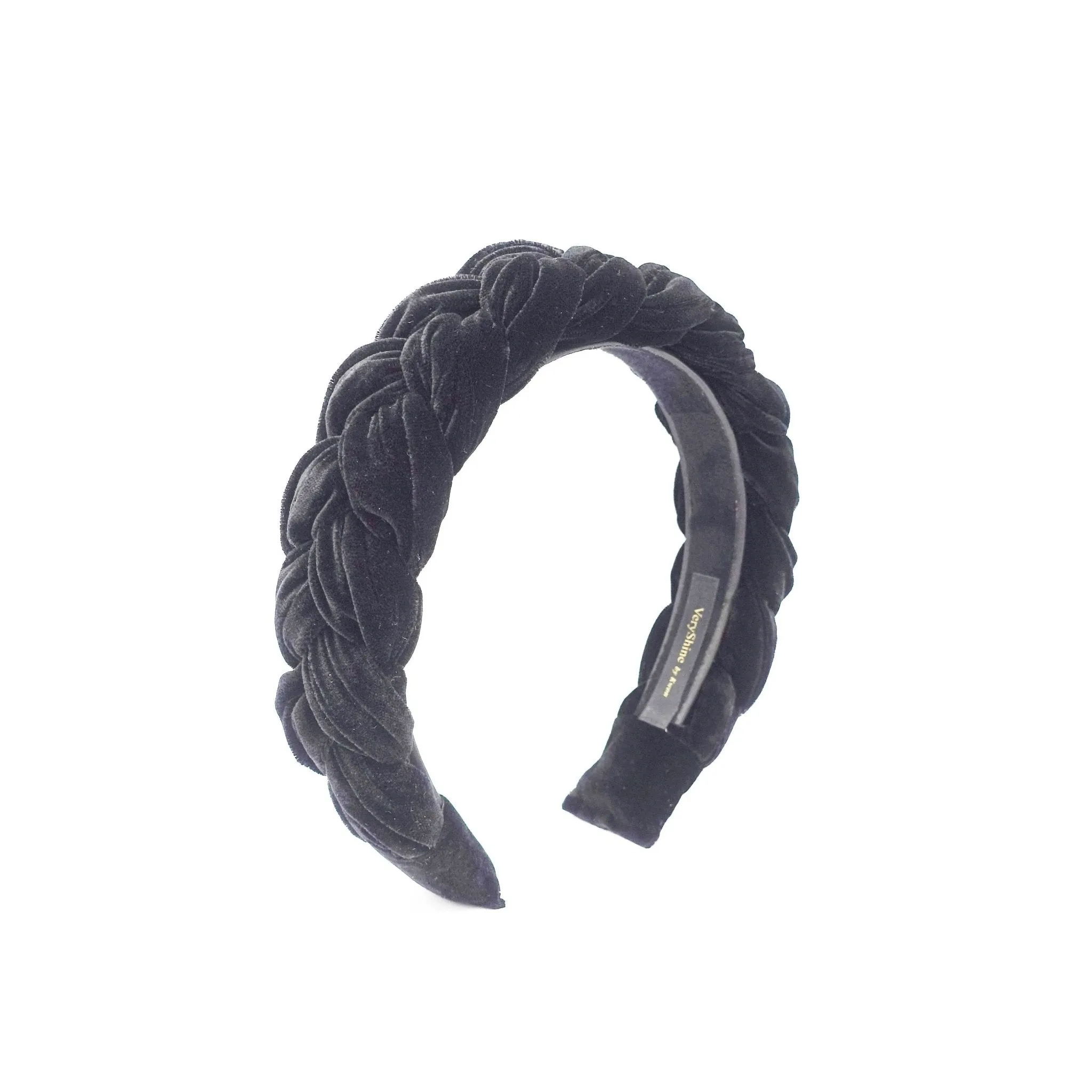 velvet braided headband silk velvet hairband luxury plaited hair accessory