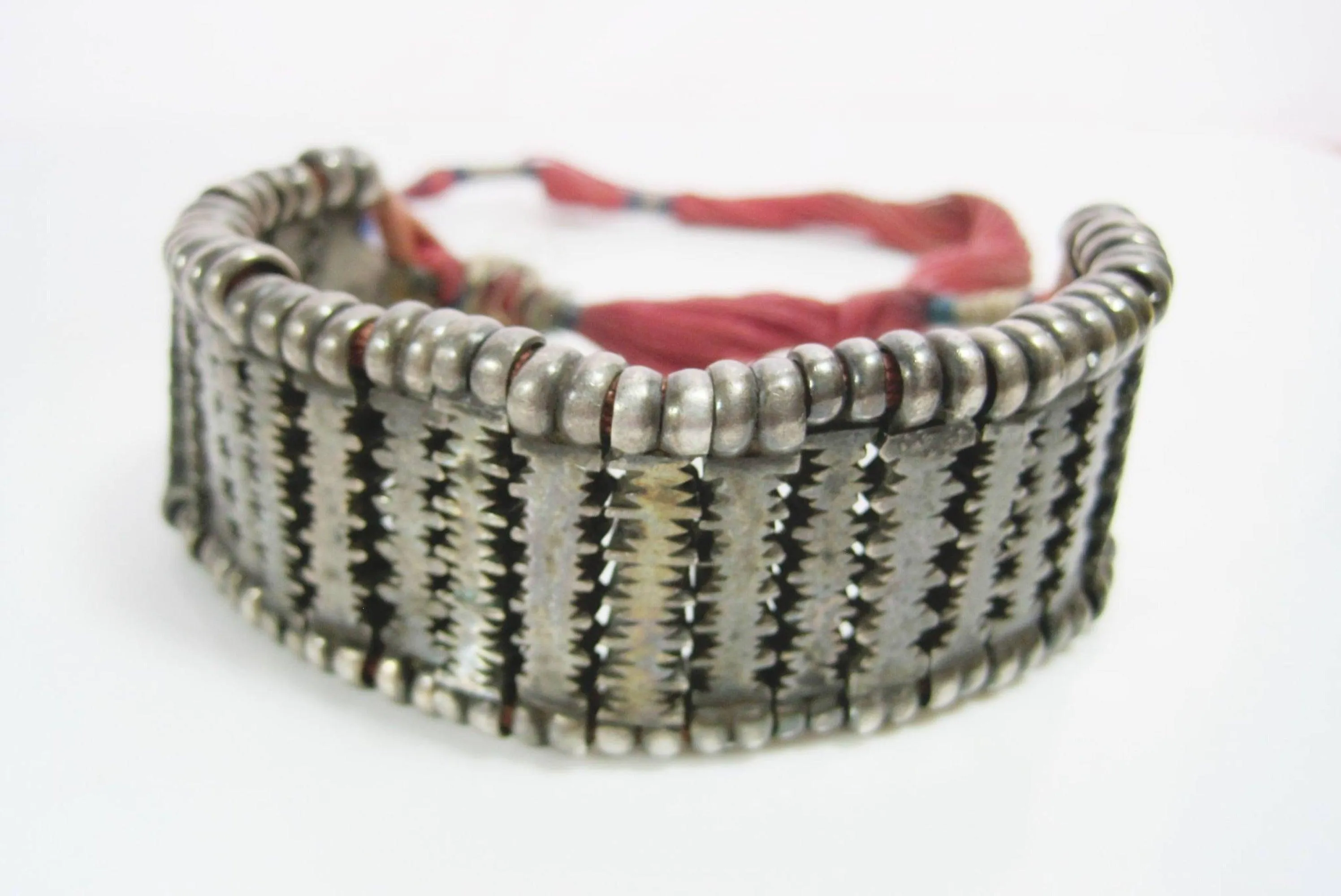 Vintage Indian Silver Bracelet from Rajasthan