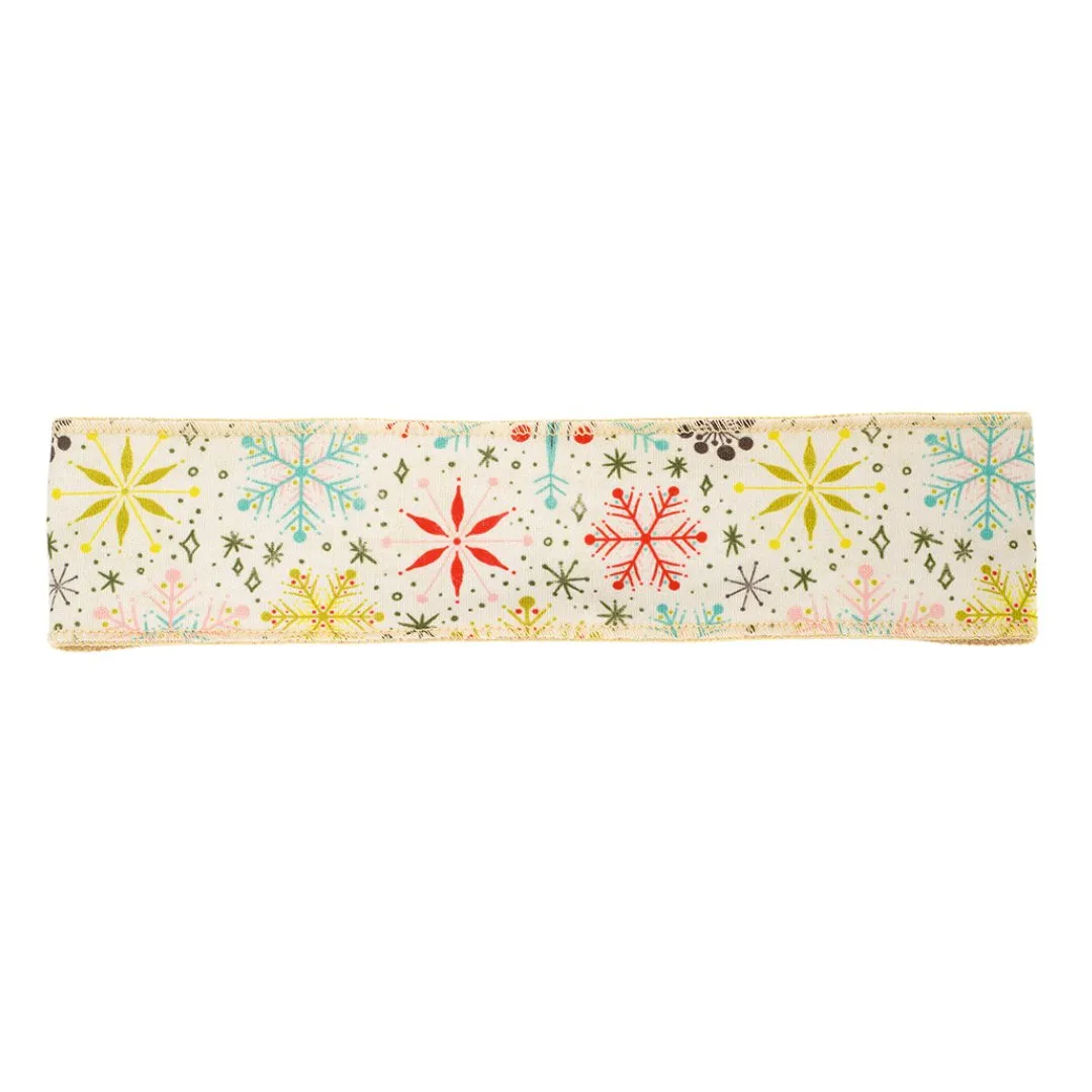 Vintage Snowflakes Non-Slip Headband