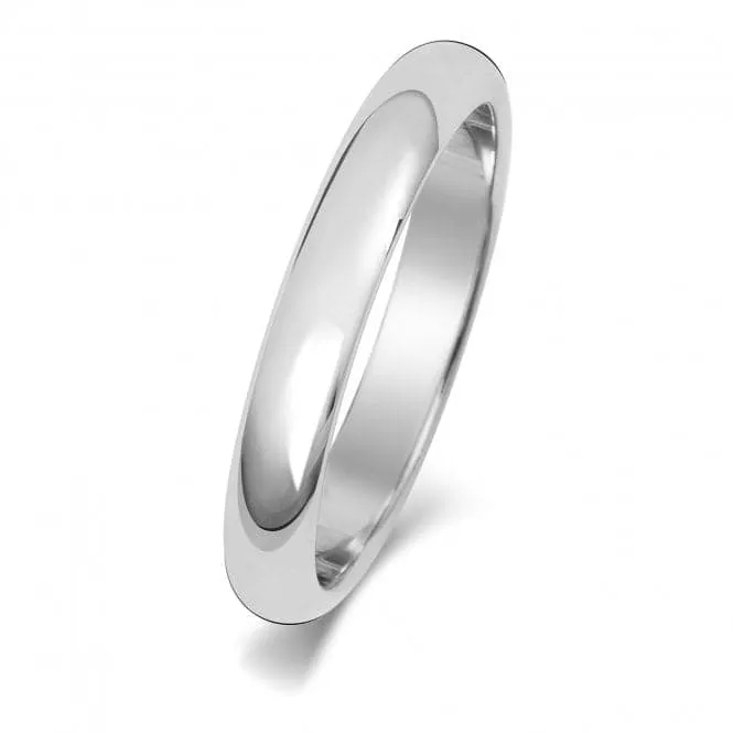 Wedding Band 18K D Shape 3 mm-1.15 Wedding  Ring WQ103WL/I