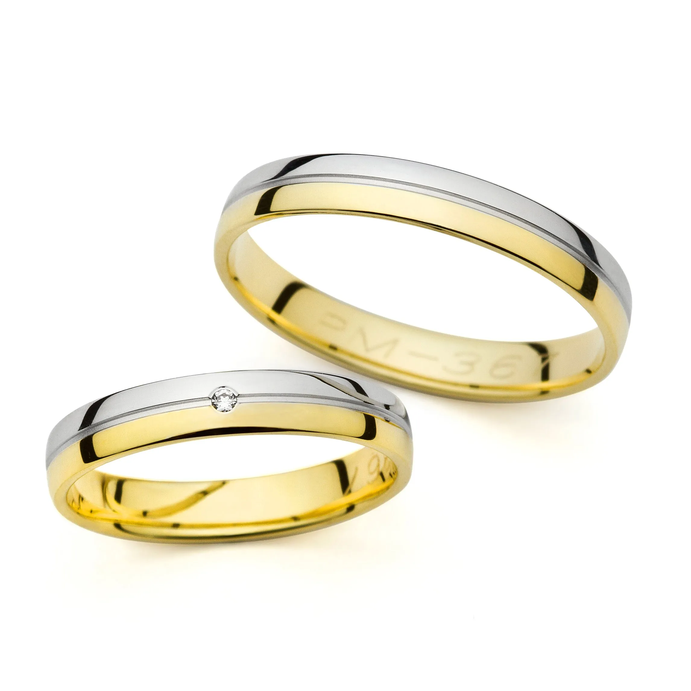 Wedding Band Set (Promise Rings) 367