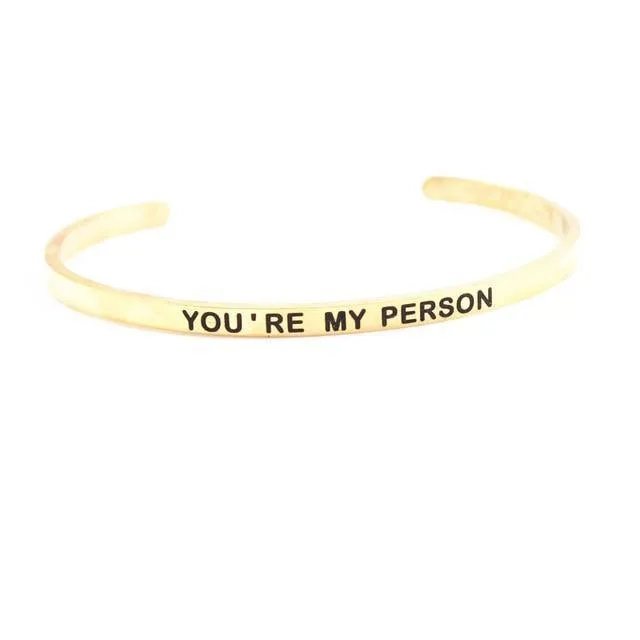 You're My Person Bracelet