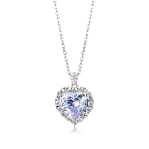 Zircon Heart Necklace